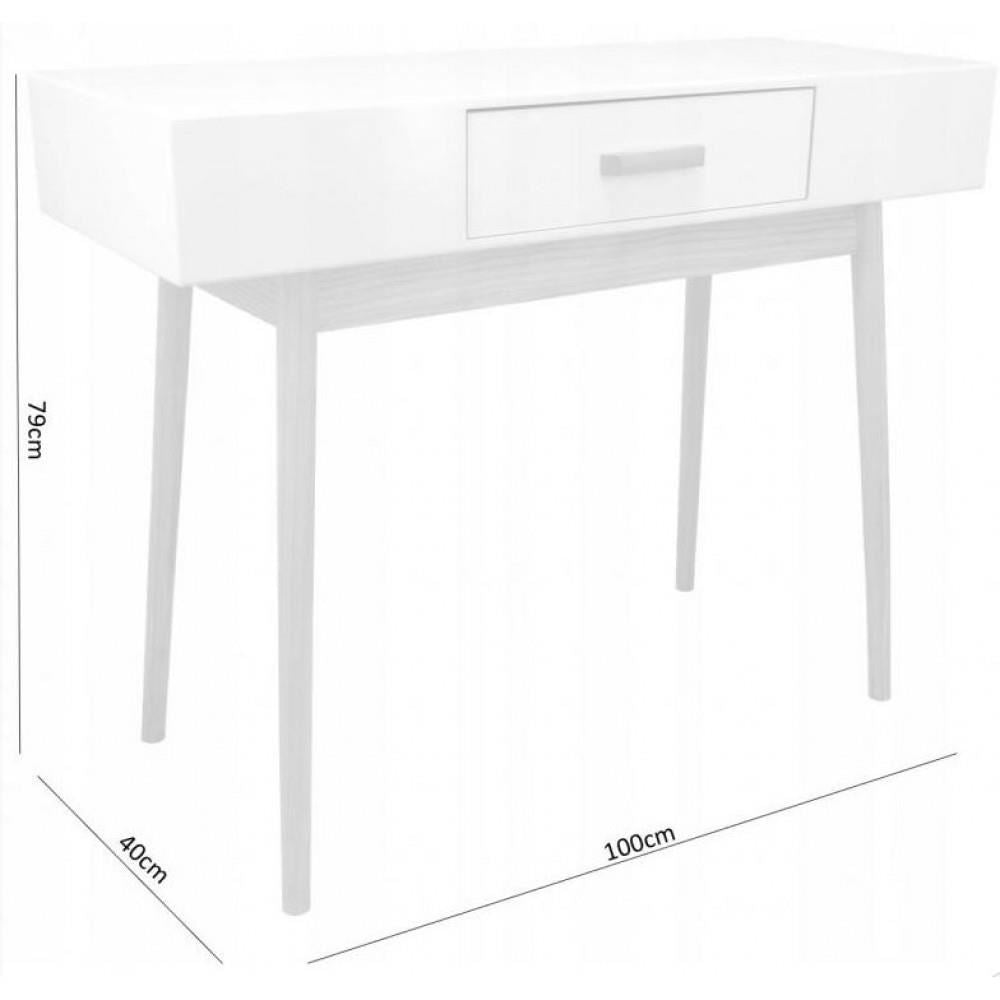 Comoda stil scandinav, 1 sertar, 100x40x79 cm