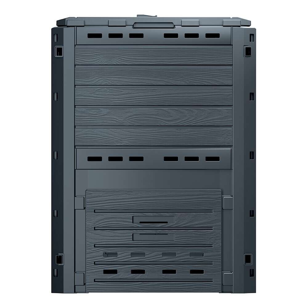 Kerti komposztáló, Compogreen Woody, 280 L, fekete, 59,6x60x100, Prosperplast