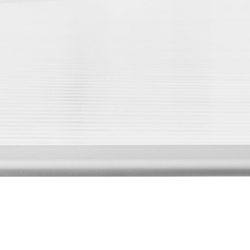 Copertina marchiza, policarbonat si aluminiu, transparent, 100x80x23 cm