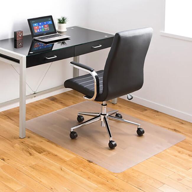 Covoras protectie podea pentru scaun birou, PP, transparent, 140x100 cm