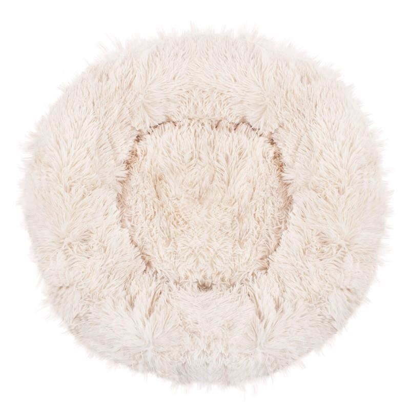 Culcus moale, pentru caine/pisica, bej, 50 cm