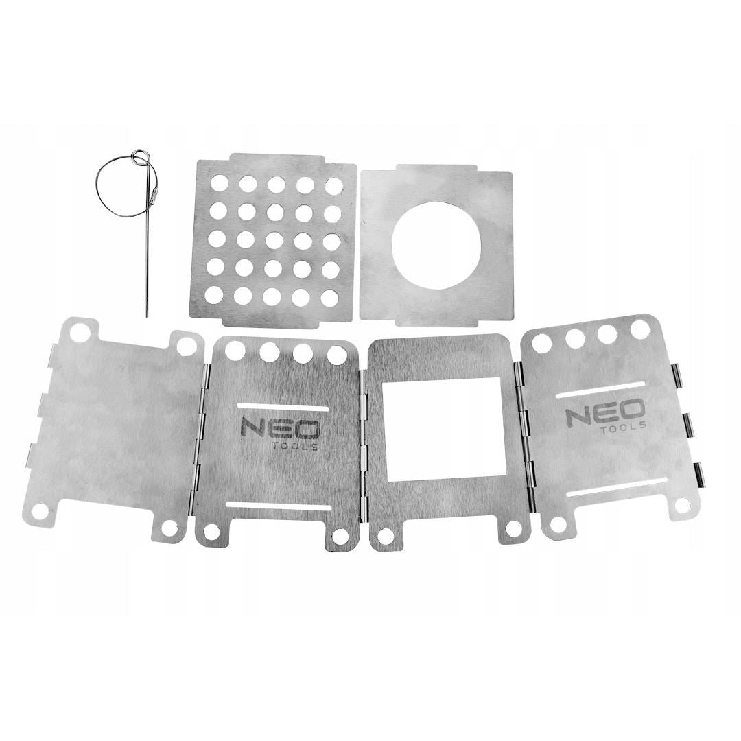 Cuptor pentru camping, cu husa, model Survival, inox, 11.5/12.8x16 cm, NEO