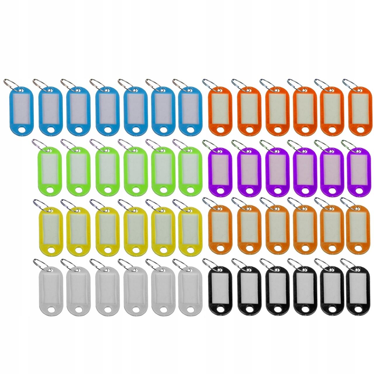 Cutie metalica, pentru chei, 48 carlige, cu brelocuri cu eticheta, 25x8x20 cm