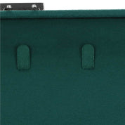 Cutie pentru bijuterii, catifea, verde, 28x19.5x7 cm, Springos
