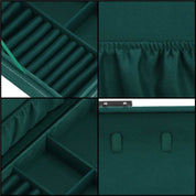 Cutie pentru bijuterii, catifea, verde, 28x19.5x7 cm, Springos