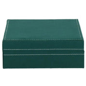 Cutie pentru bijuterii, catifea, verde, 28x19.5x7 cm, Springos