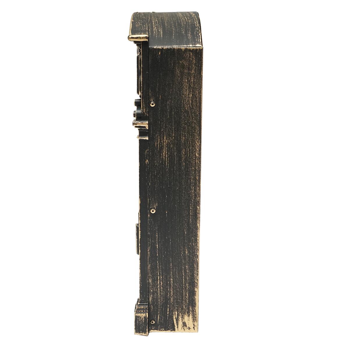 Postaláda, antik arany, 26x9x41 cm