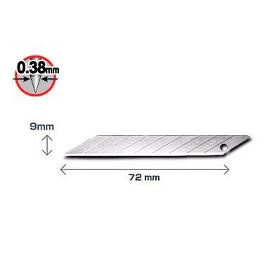 Vágópengék, precíziós vágás, 9 mm, 5 db, OLFA