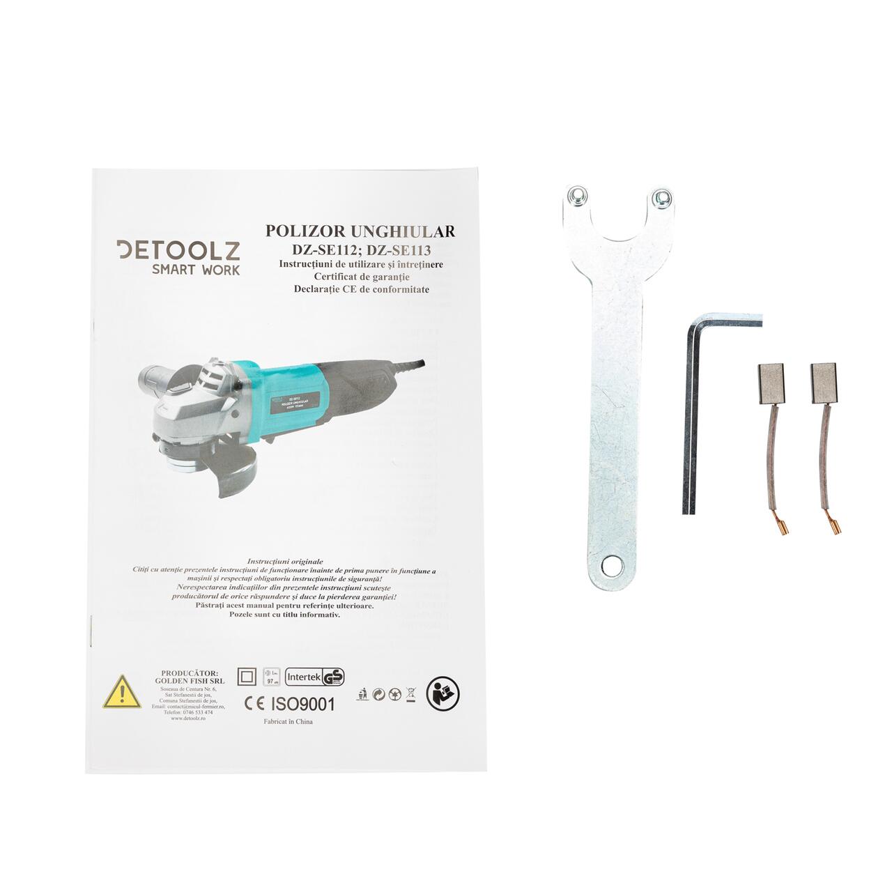 Sarokcsiszoló, flex, 710 W, 115 mm, Detoolz