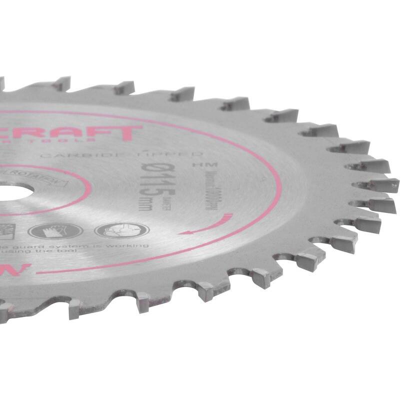 Körfűrészlap 114784, 36 fogú, 115 mm, Worcraft