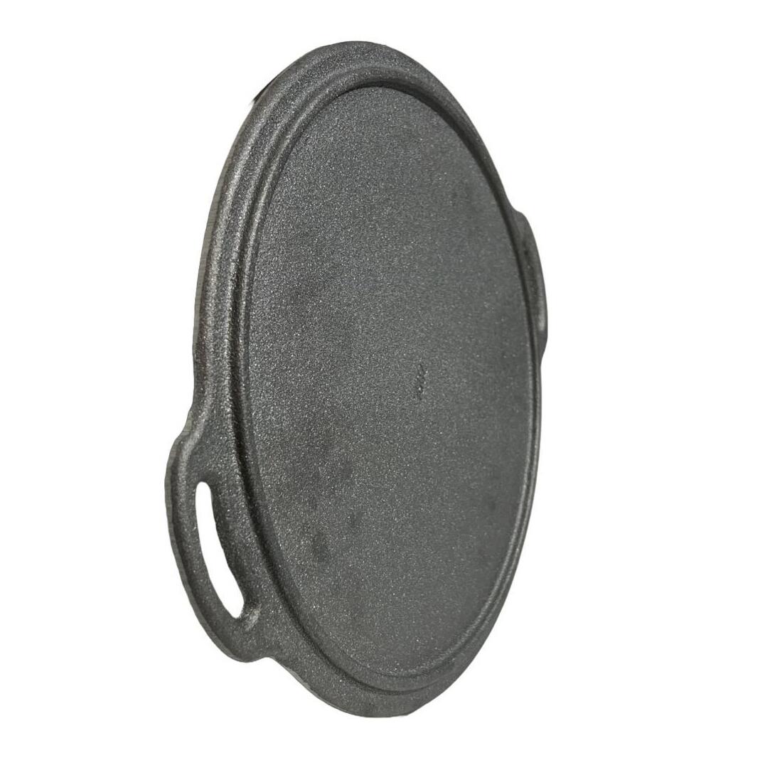 Grillkorong, öntöttvas, grillsütő típusú, lábakkal, 4 darabos készlet, 49,5 cm