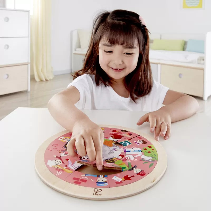 Hape kerek kirakó 2 oldallal