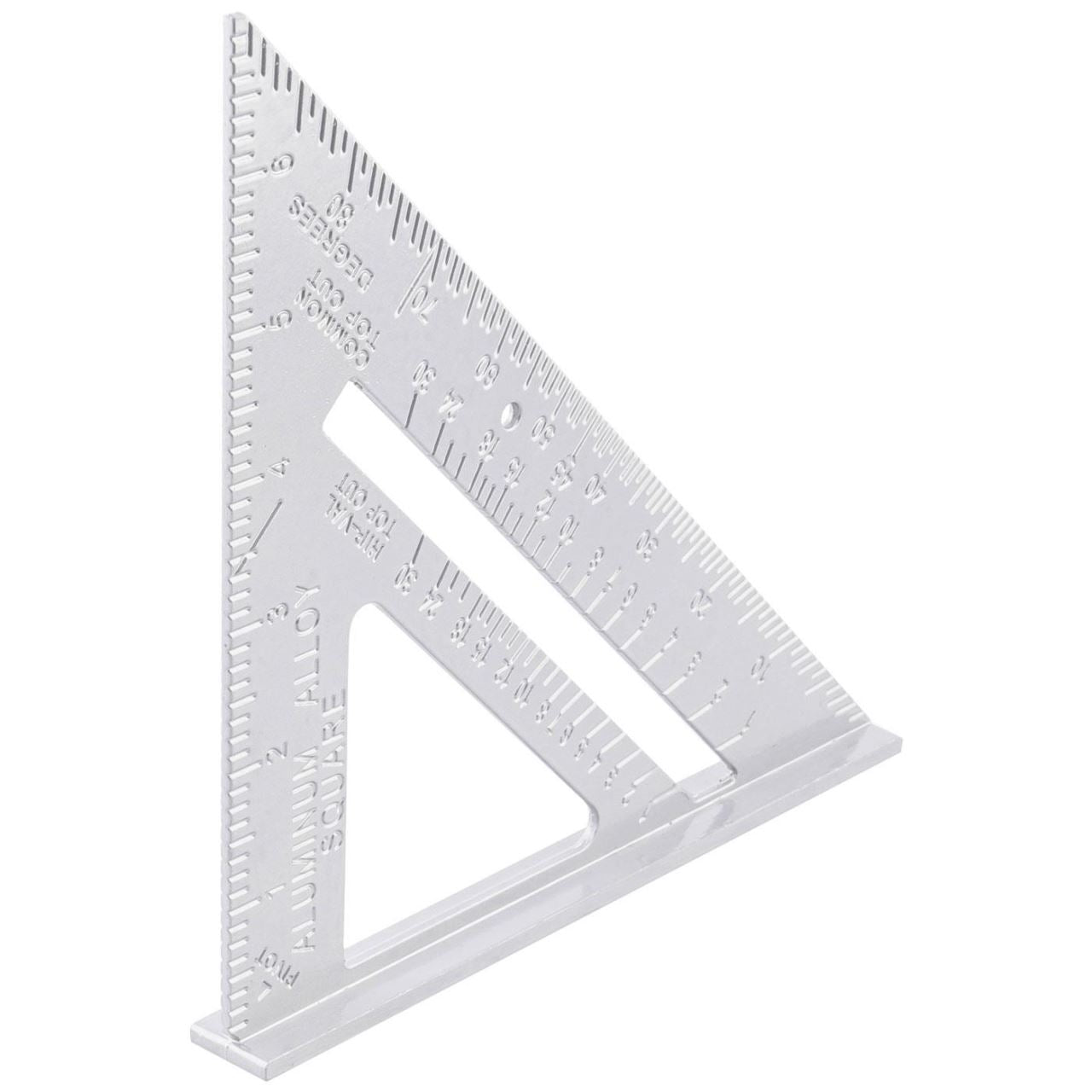 Ács derékszögű alumínium, háromszög alakú, talppal, 180x3 mm, Richmann