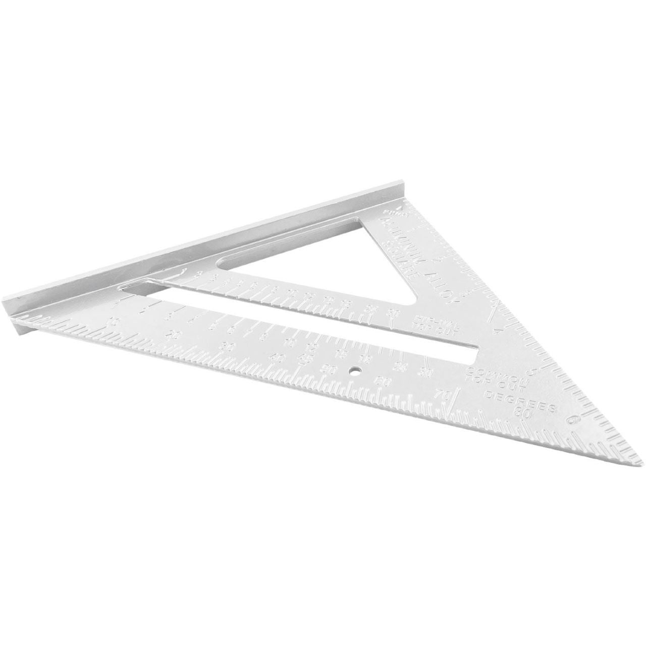 Ács derékszögű alumínium, háromszög alakú, talppal, 180x3 mm, Richmann