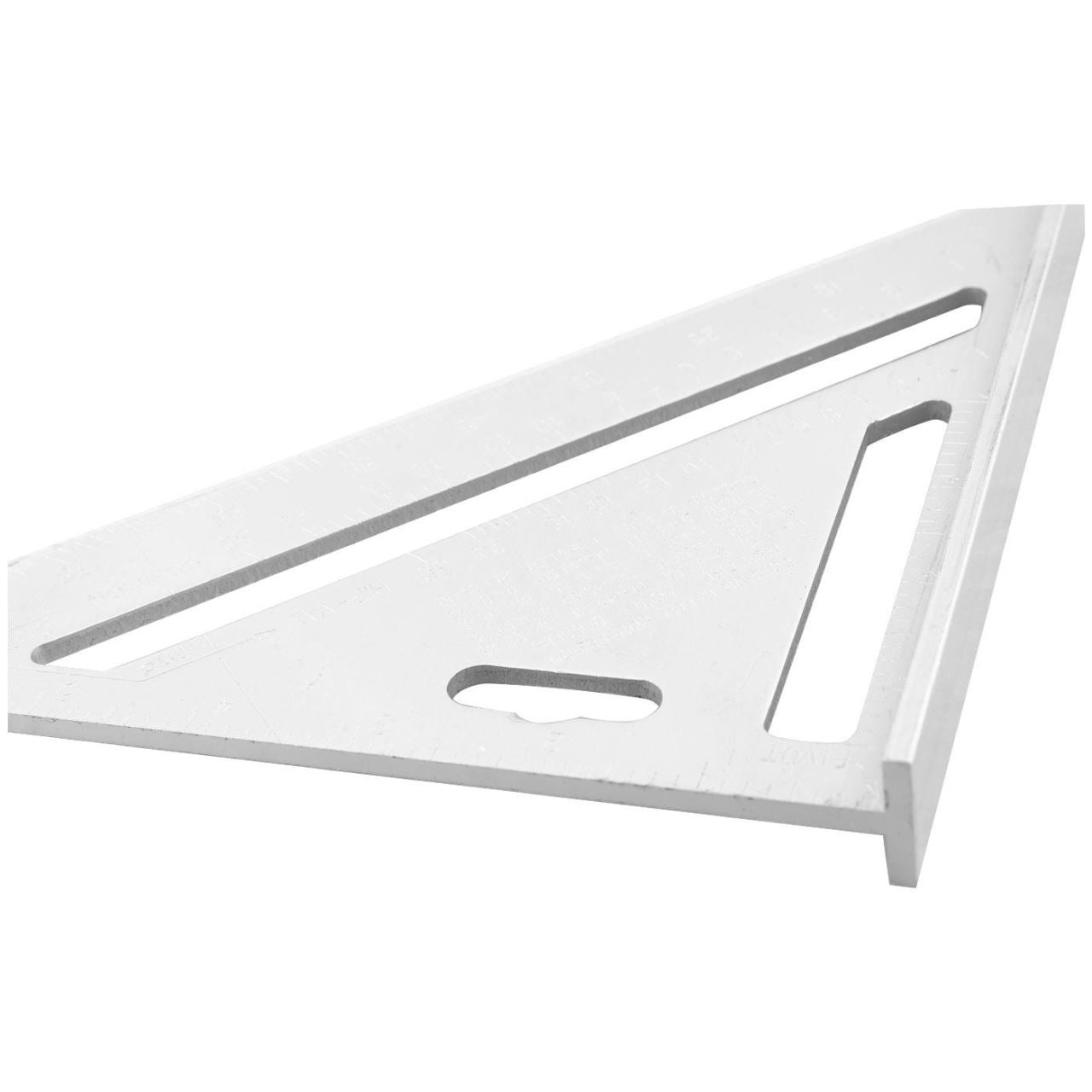 Ács derékszögű alumínium, háromszög alakú, talppal, 180x4 mm, Richmann