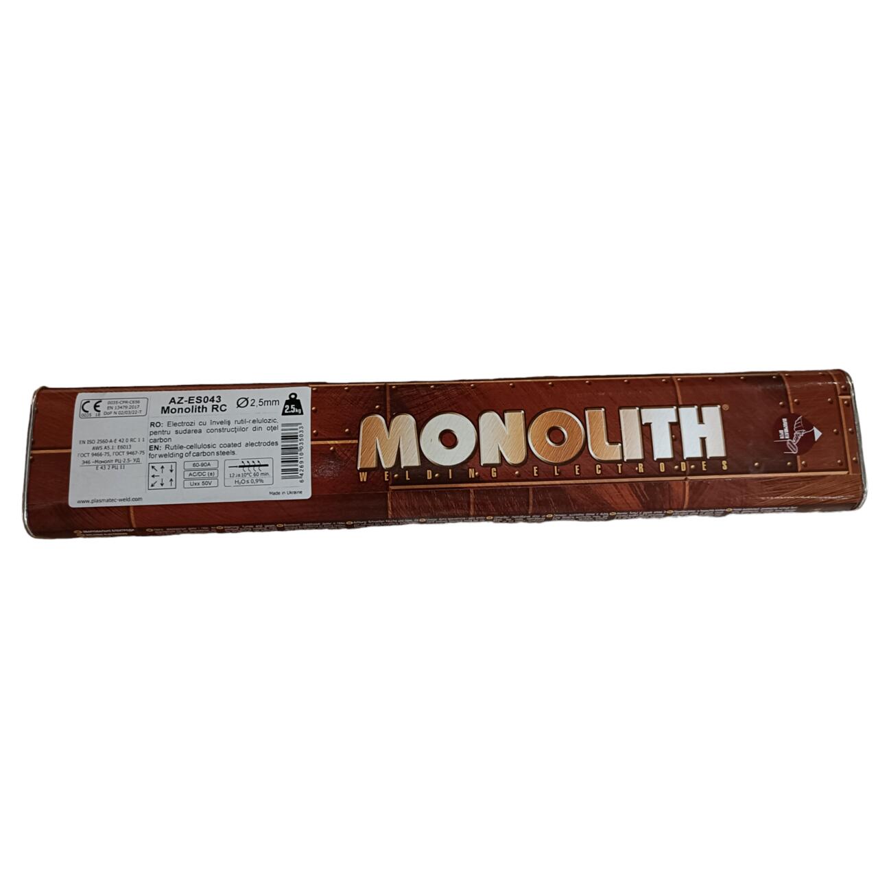 Electrozi sudura, supertit, rutilici, 2.5x350 mm, 2.5 kg, Monolith Life