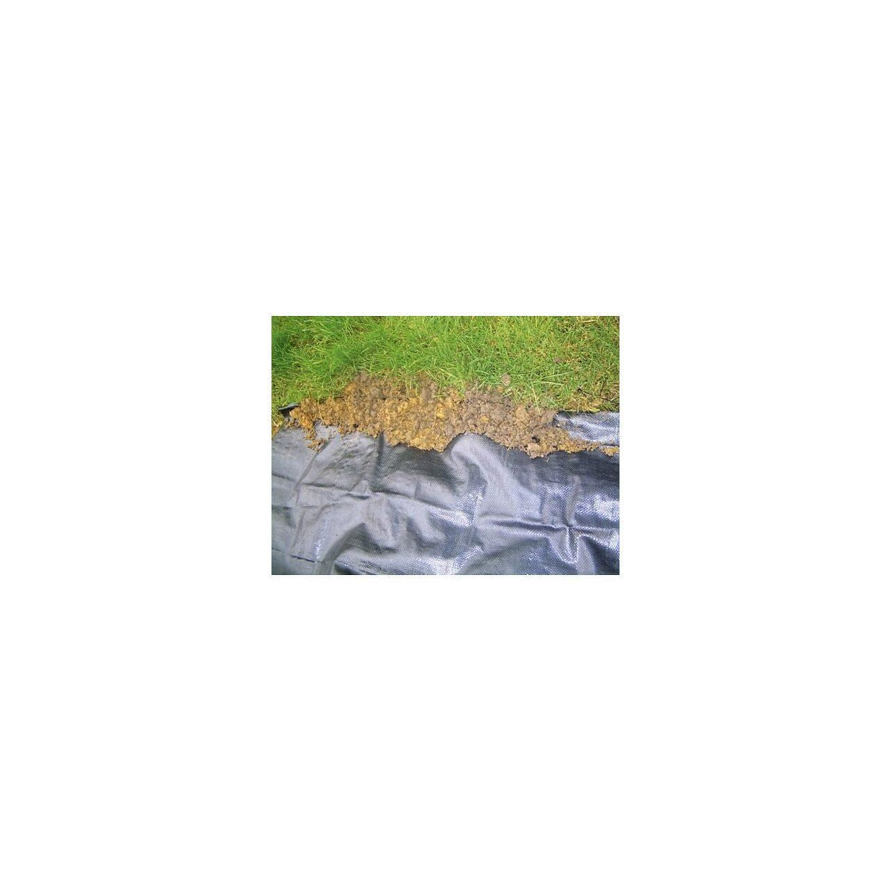 Folie antiburuieni, polipropilena, tesuta, neagra, 100 g/m2, 1.5x10 m