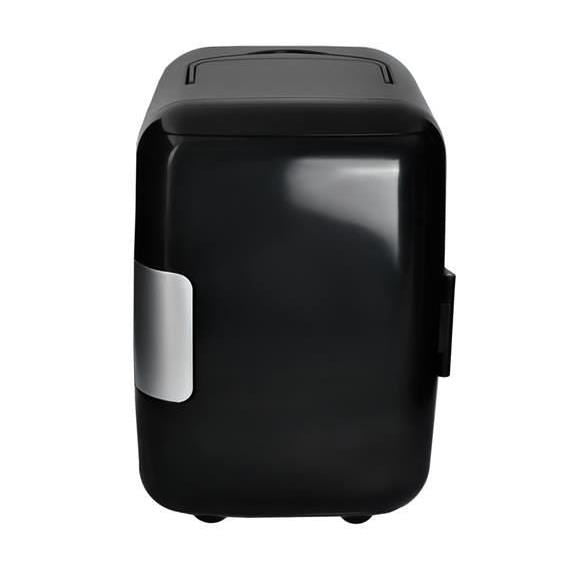 Turistahűtő, mini, 12V/220V, fekete, 4 L, 17,5x23,5x25 cm, Malatec