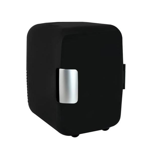 Turistahűtő, mini, 12V/220V, fekete, 4 L, 17,5x23,5x25 cm, Malatec