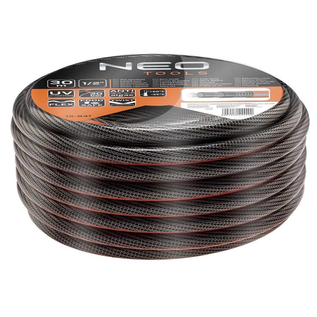 Furtun de gradina, antirasucire, 6 straturi, 1/2", 30 m, NEO