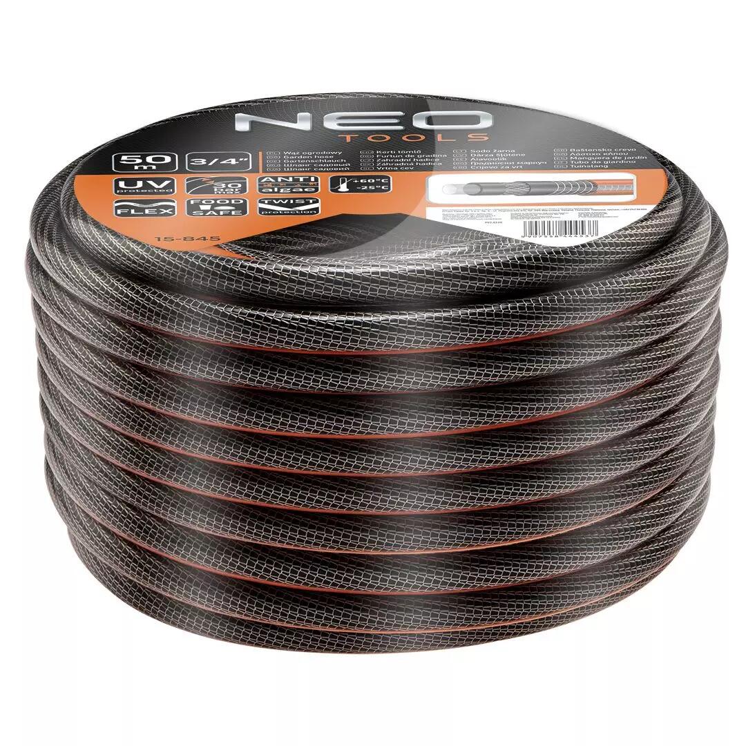 Furtun gradina, NEO, 6 straturi, 3/4", 50 m