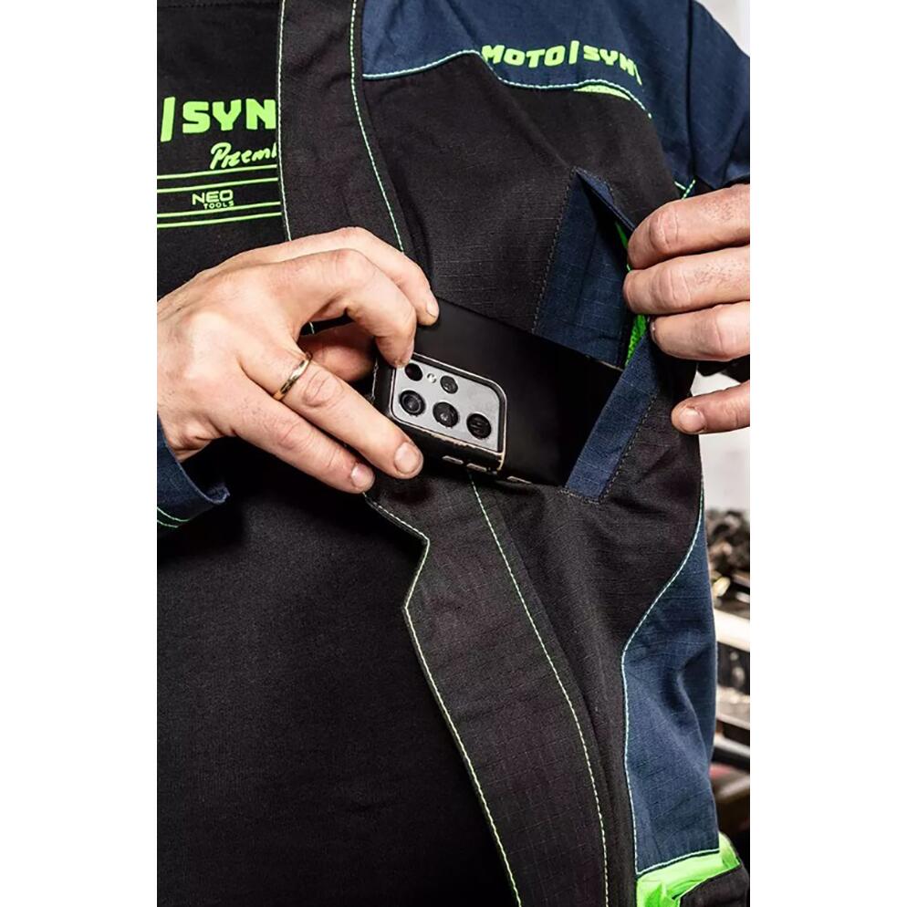 Munkakabát, Moto modell, pamut, M/50-es méret, NEO