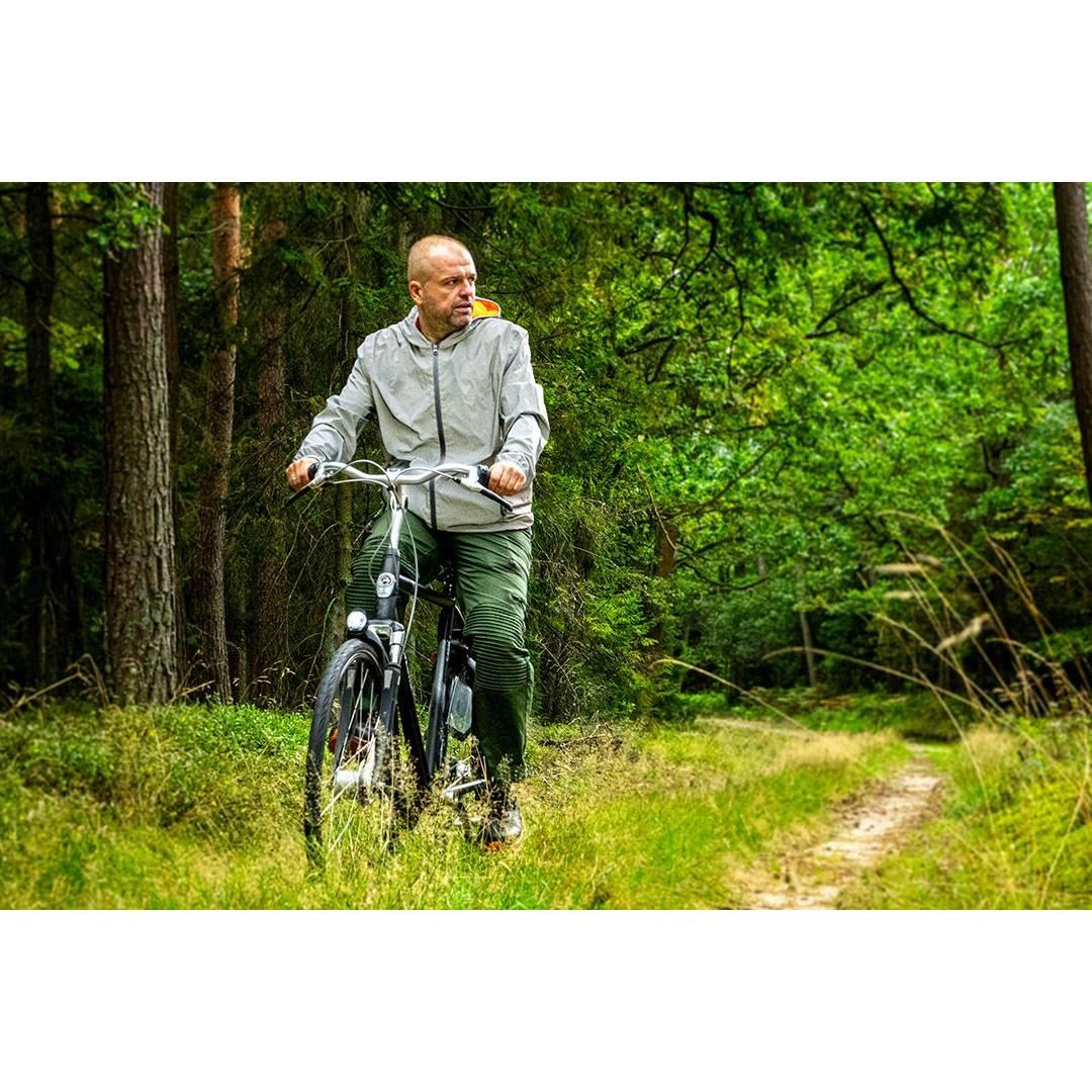 Fényvisszaverő munkakabát, fehér, FÉNYVISSZATÉRÍTŐ modell, XXL/56-os méret, NEO