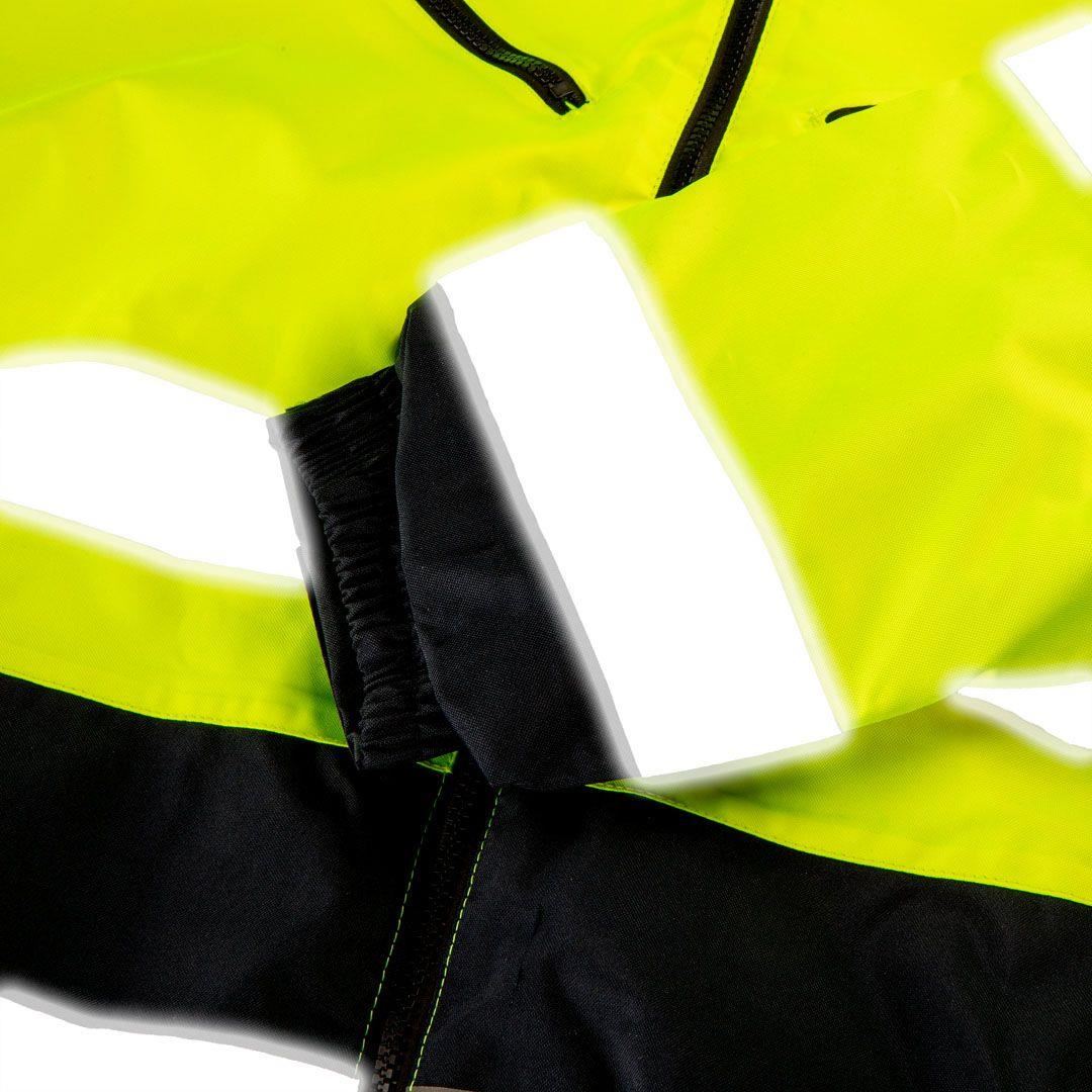 Munkakabát, fényvisszaverő, szigetelt, vízálló, láthatósági modell, XXL/58-as méret, NEO