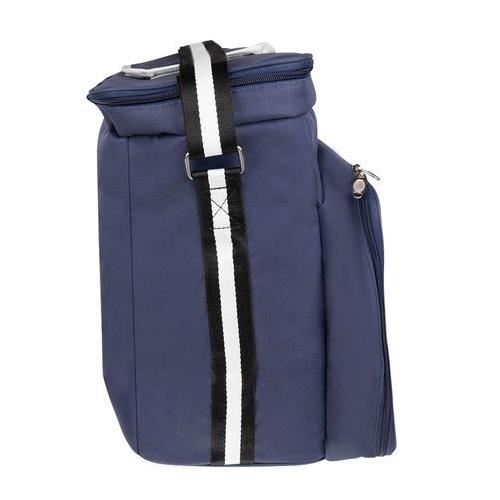 Geanta picnic, termoizolanta, impermeabila, cu maner, albastru, 35x23x35 cm, Isotrade
