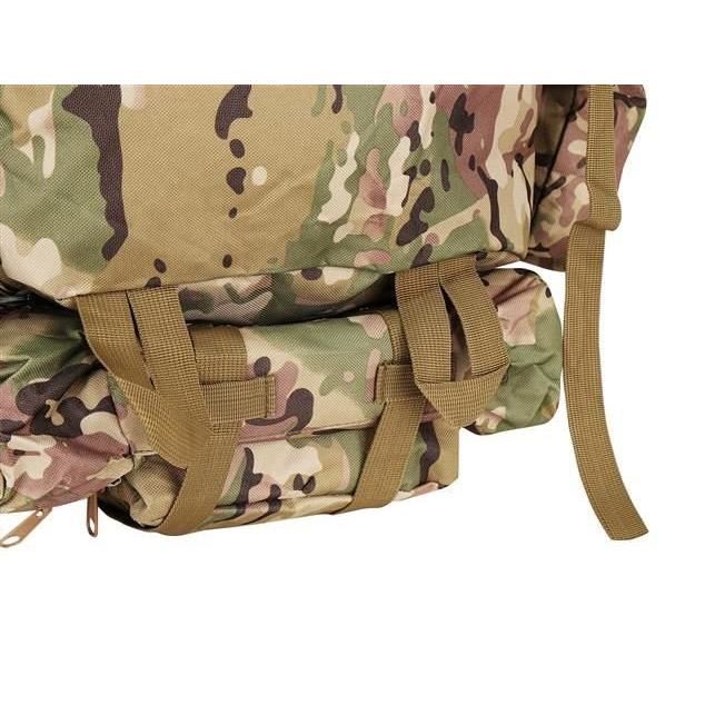 Ghiozdan/rucsac tactic, cu 3 compartimente detasabile, poliester 600D, 45 L, 50x16x60 cm, Isotrade