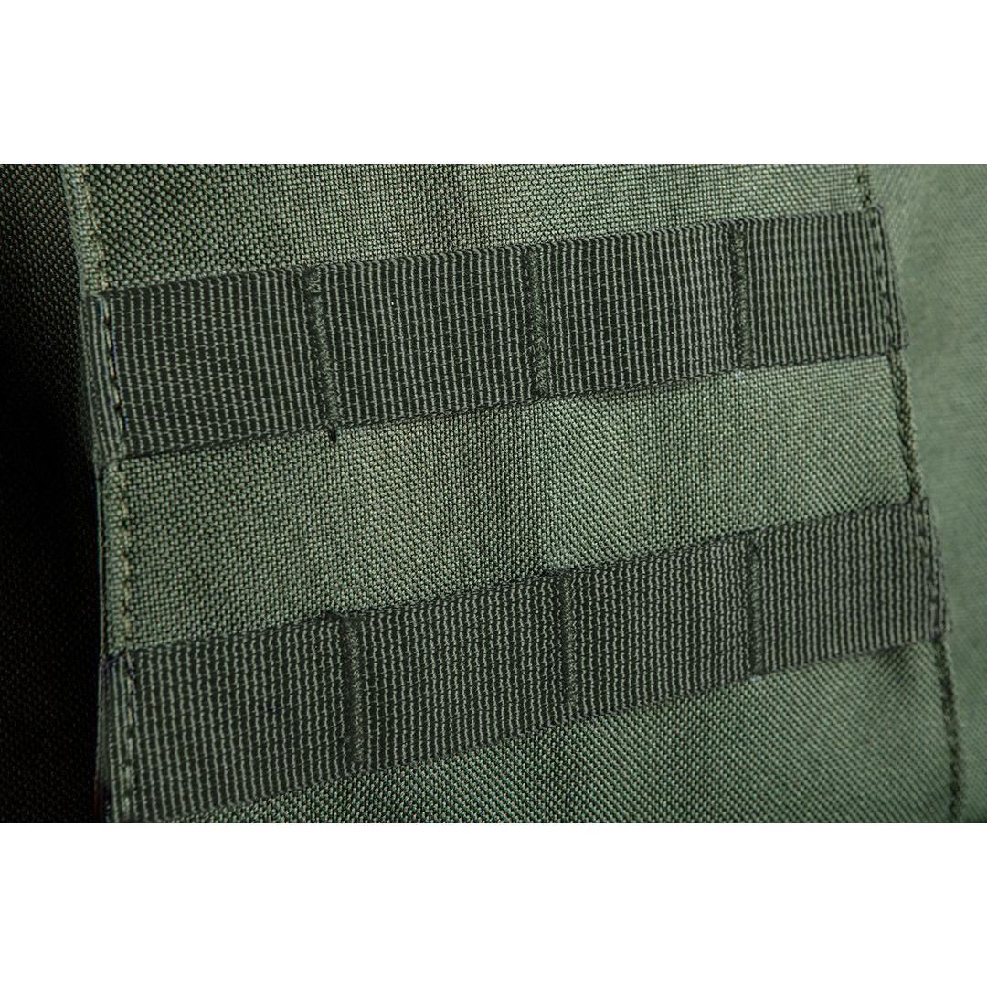 Ghiozdan/rucsac turistic, 4 in 1, model Survival, verde inchis, NEO