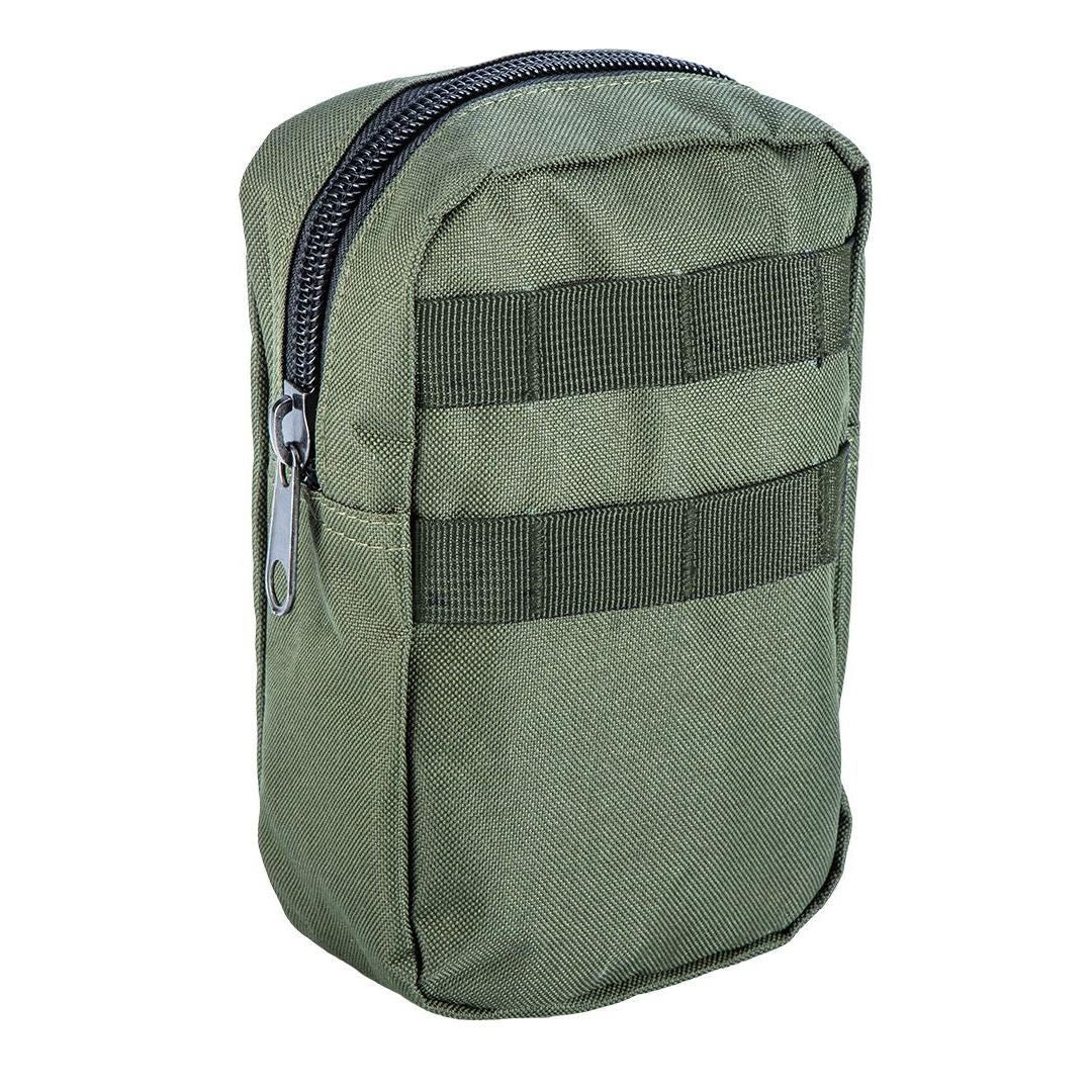 Ghiozdan/rucsac turistic, 4 in 1, model Survival, verde inchis, NEO