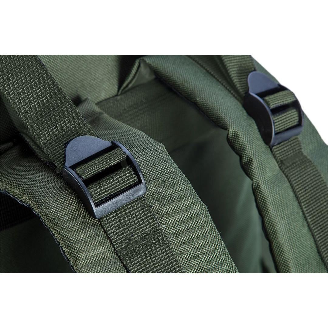 Ghiozdan/rucsac turistic, 4 in 1, model Survival, verde inchis, NEO