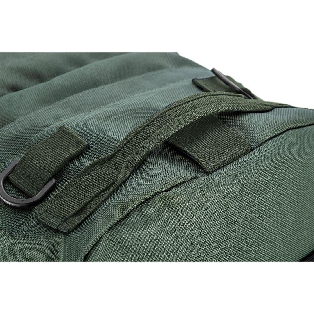 Ghiozdan/rucsac turistic, 4 in 1, model Survival, verde inchis, NEO