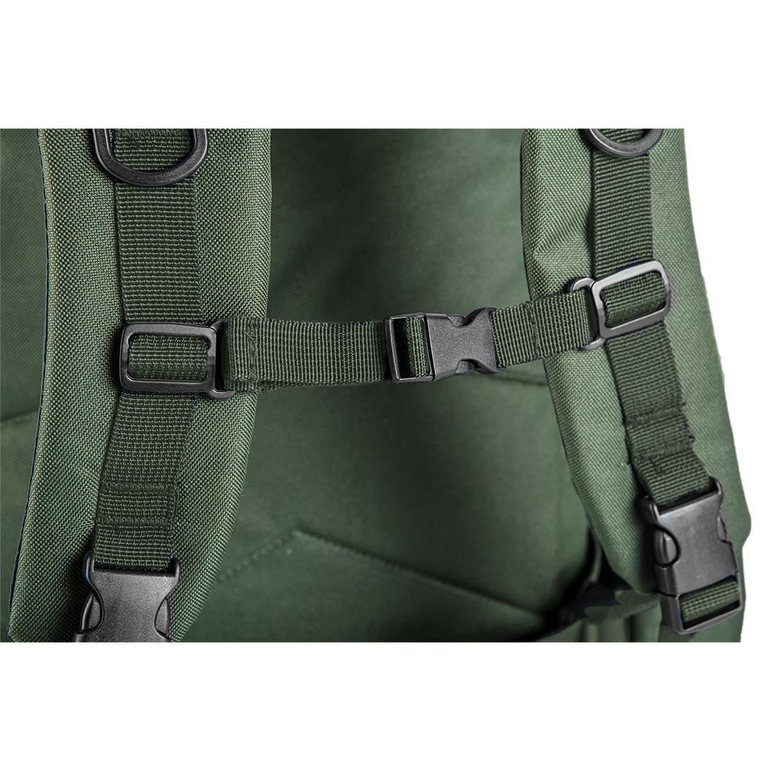 Ghiozdan/rucsac turistic, 4 in 1, model Survival, verde inchis, NEO