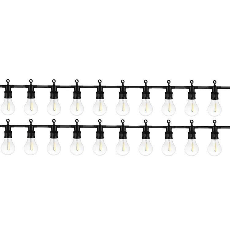 Ghirlanda tip sirag de becuri, 20 LED, 220-240V, IP44, 6 cm, 10 m