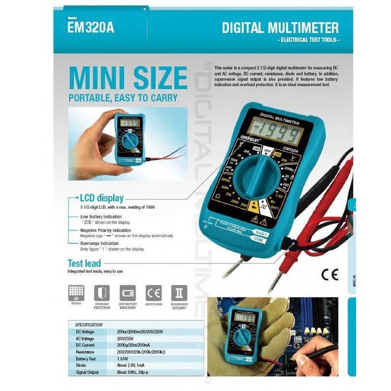 EMOS EM320A mini digitális multiméter
