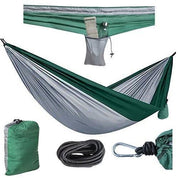 Hamac, cu accesorii, model Survival, verde inchis, ultrausor, max 150 kg, 260x140 cm