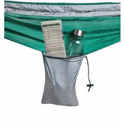 Hamac, cu accesorii, model Survival, verde inchis, ultrausor, max 150 kg, 260x140 cm