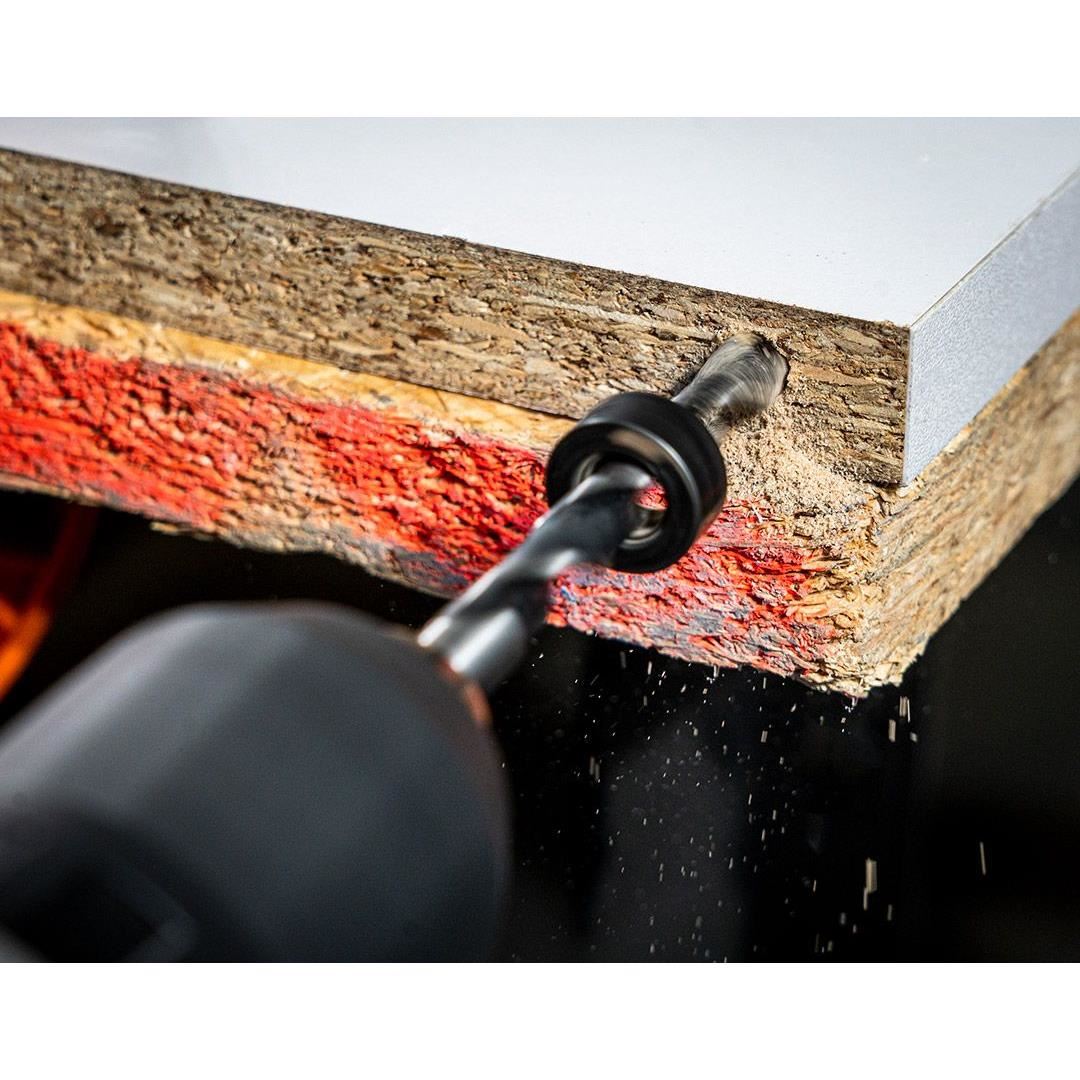 Rejtett illesztőeszköz, fafúráshoz, 14 darabos készlet, Verto