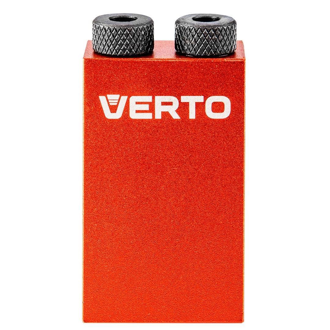 Rejtett illesztőeszköz, fafúráshoz, 14 darabos készlet, Verto