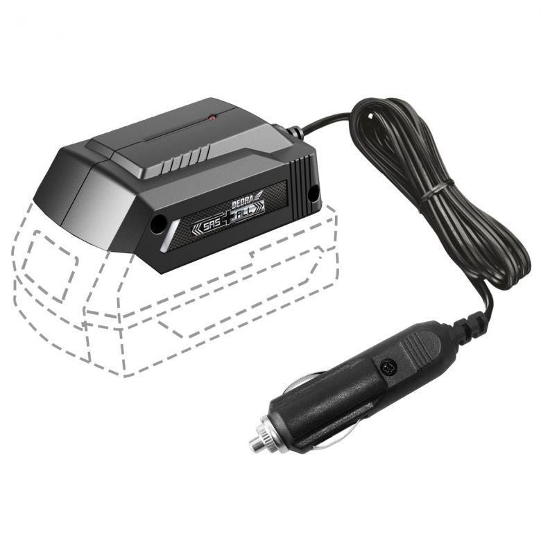 Akkumulátortöltő, 12 V-os lítium-ion, SAS+ALL, Dedra