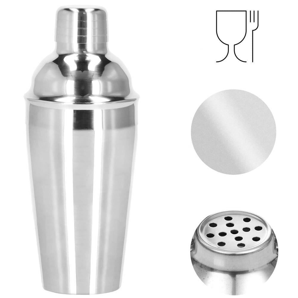 Bártender készlet, koktél shaker, rozsdamentes acél, 5 darabos, 550 ml, Springos