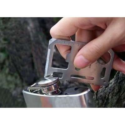 Kit turistic/supravietuire, cu trusa, set 7 piese, 13.5x8x3.5 cm, Isotrade