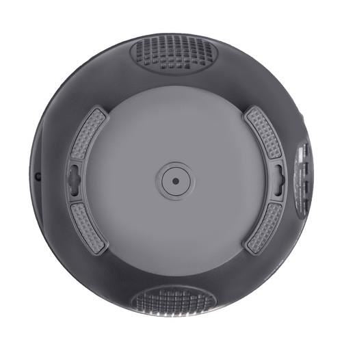 Éjjeli lámpa projektorral, zenélő, LED, távirányítóval, bluetooth-tal, USB töltés, fekete, 17x13 cm, Isotrade