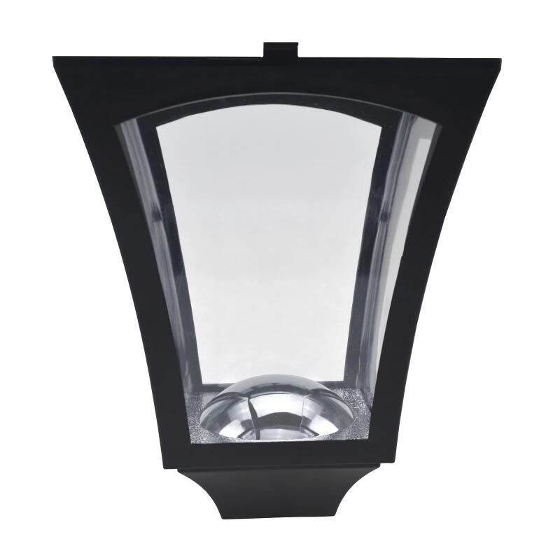 Lampa solara tip felinar pentru gradina, 1 LED, 18x18x160 cm