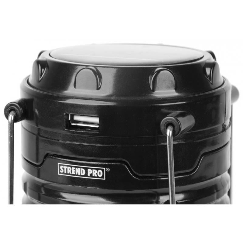 Kemping zseblámpa, 2 az 1-ben, LED SMD, 80 lm, USB