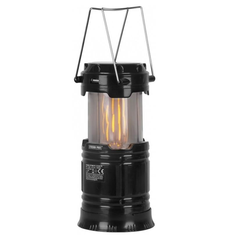 Kemping zseblámpa, 2 az 1-ben, LED SMD, 80 lm, USB