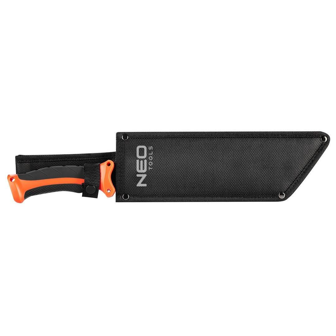 Machete, rozsdamentes acél, TPR+PP nyél, túlélő modell, tokkal, 40 cm, NEO