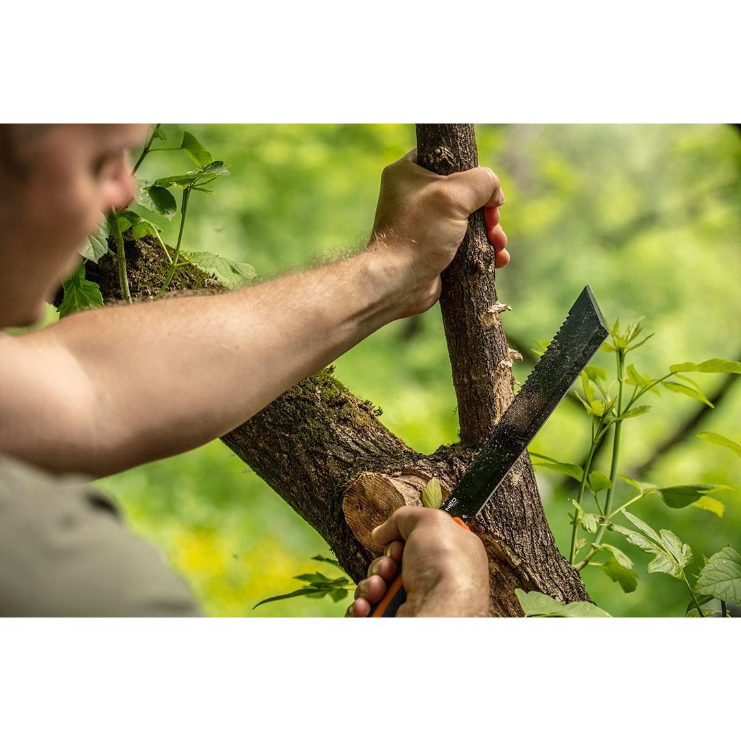 Machete, rozsdamentes acél, TPR+PP nyél, túlélő modell, tokkal, 40 cm, NEO